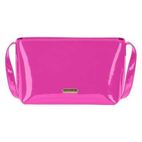 Bolsa Feminina Tiracolo Verniz Pink Neon Beira Rio 80005.1 - Rosa