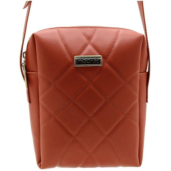 Bolsa Modare Tiracolo Matelassê Feminina - Laranja