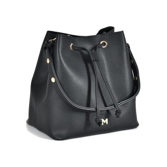 Bolsa Bucket Via Marte Média Alça Longa Ajustável B2-516 - Preto