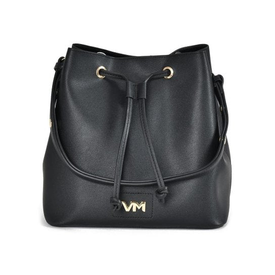 Bolsa Bucket Via Marte Média Alça Longa Ajustável B2-516 - Preto