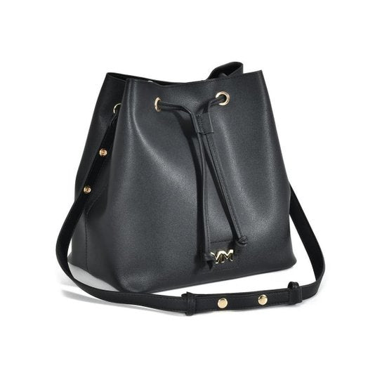 Bolsa Bucket Via Marte Média Alça Longa Ajustável B2-516 - Preto