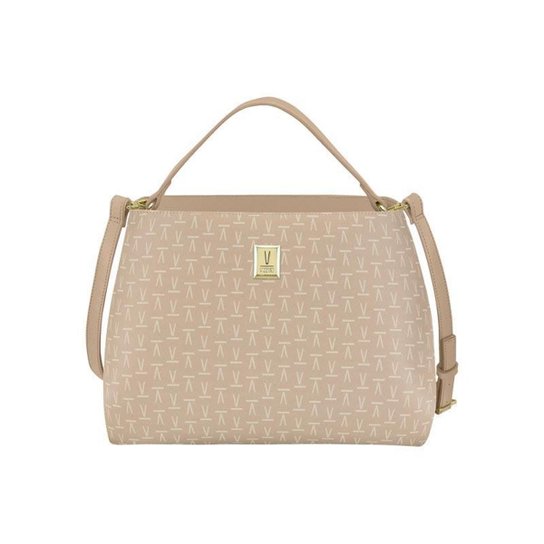 Bolsa Feminina Vizzano Duas Alças Transversal Original - Bege